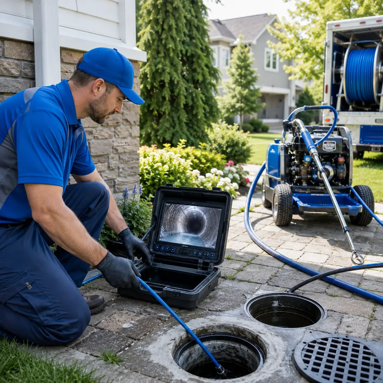 Outdoor drain cleaning professionals serving Lenox, MA